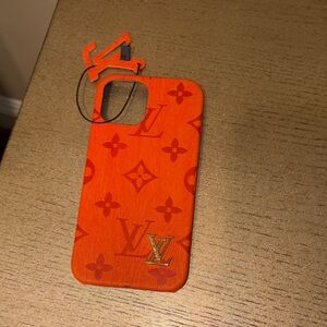 Louis Vuitton Vibrant Orange Phone Case
